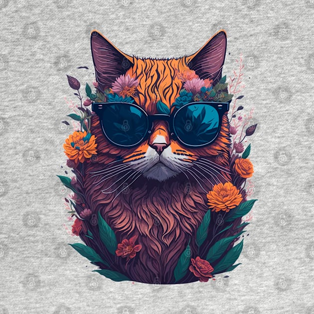 Cool cat in sunglasses by arrowdesigns19